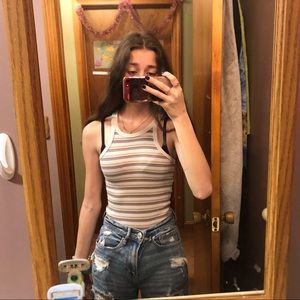 Shoulderless Tank Top - XS - Lightly worn